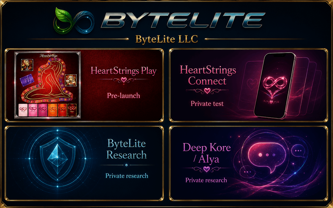 Project grid graphic — the four ByteLite projects and how they relate